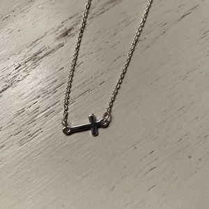 Sterling Silver Cross Necklace